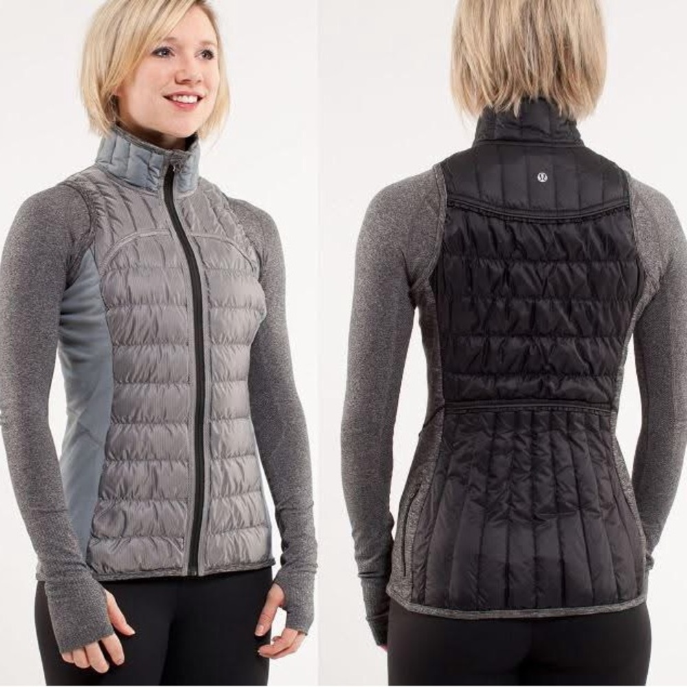 Lululemon Run: Turn Around Vest
Black / Heathered Black / Grey Houndstooth